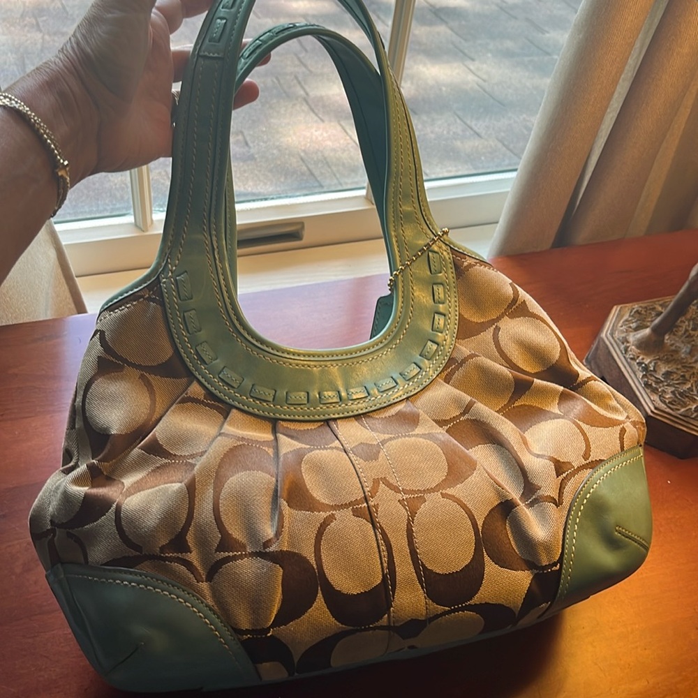 A unique Coach handbag! In perfect shape!